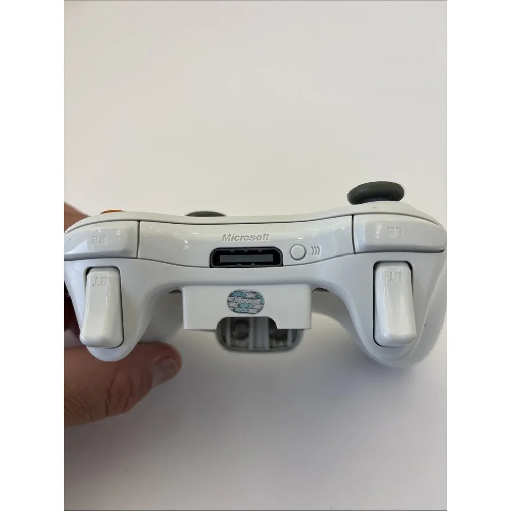 Official OEM Microsoft Xbox 360 Wireless Controller White PARTS ONLY No Cover